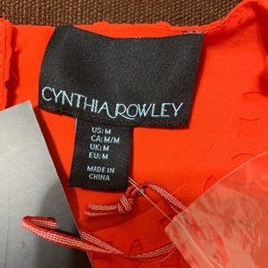 NWT Cynthia Rowley Sleeveless Top